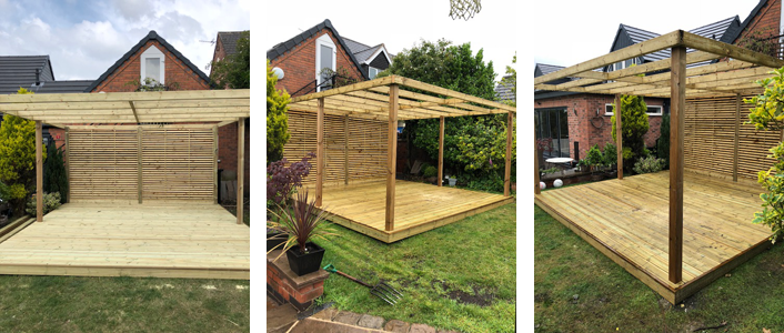 Decking and Pergola
